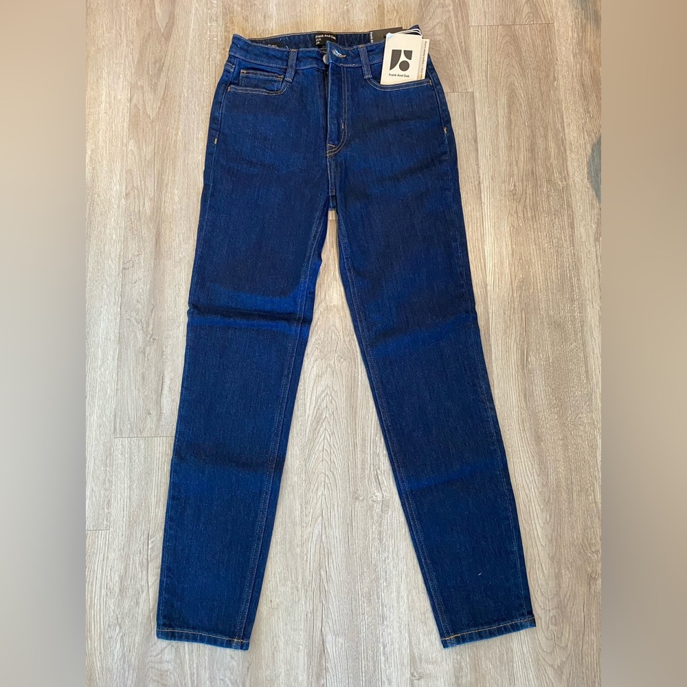 NWT Frank & Oak Women's Dark Blue Skinny Jeans